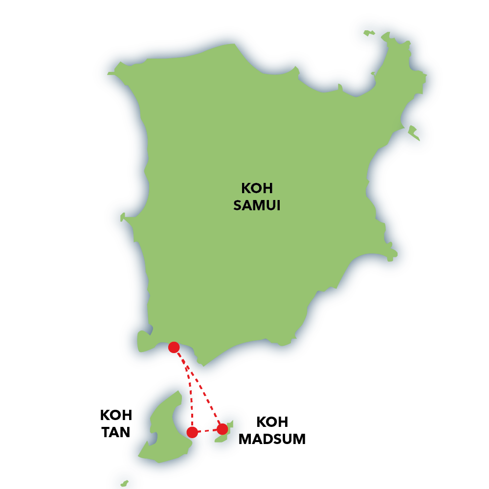 Koh Tan map